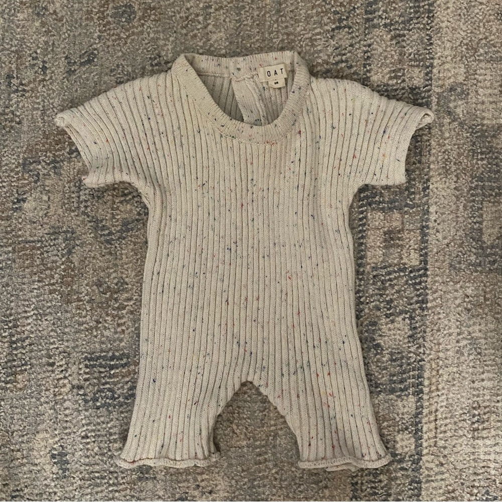 Oat Children Sprinkle Knit Playsuit